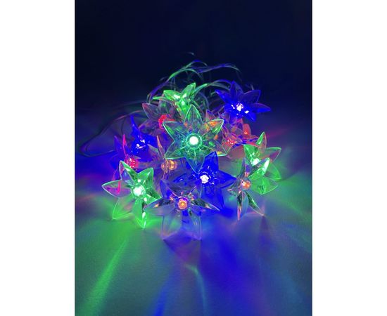 Гирлянда ЭРА ENIN3Z Цветы, LED, Нить, 3 м, мультиколор, 220V, IP20 Б0041896 – изображение 5