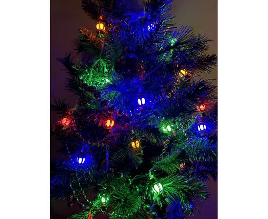 Гирлянда ЭРА ENIN3F Фонарики, LED, Нить, 3 м, мультиколор, 220V, IP20 Б0041897 – изображение 5