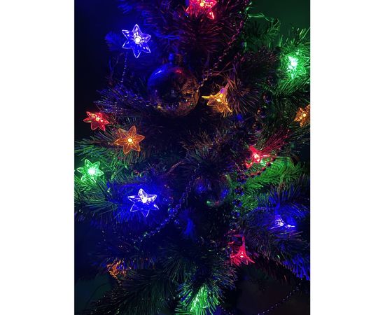 Гирлянда ЭРА ENIN3Z Цветы, LED, Нить, 3 м, мультиколор, 220V, IP20 Б0041896 – изображение 6