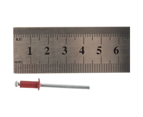 Заклёпка вытяжная красный рубин (150 шт; 4х10 мм; RAL 3003150) Качественный КРЕПЕЖ 0200525 КЧ – изображение 6