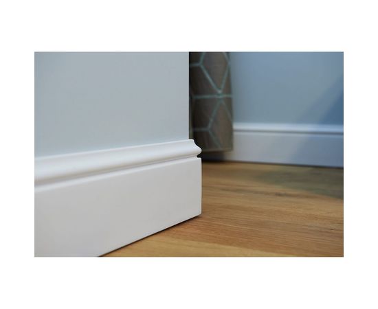 Плинтус напольный WALLSTYL (2000х120х15 мм; белый) NMC FL2 – изображение 7