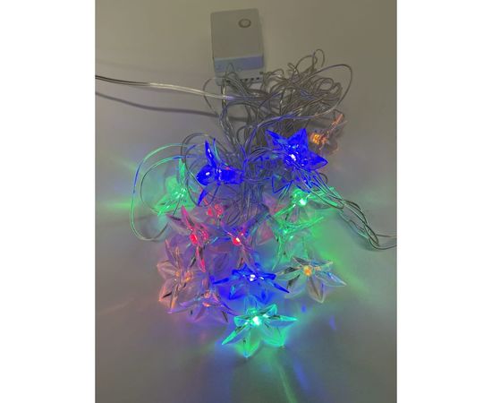 Гирлянда ЭРА ENIN3Z Цветы, LED, Нить, 3 м, мультиколор, 220V, IP20 Б0041896 – изображение 8