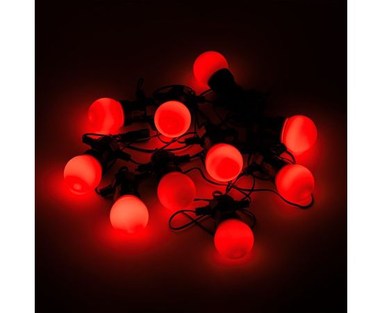 Светодиодная гирлянда Gauss Белт Лайт, серия Holiday, 10 ламп, 7.7 м, IP44, красный, 1/6 HL064 – изображение 8