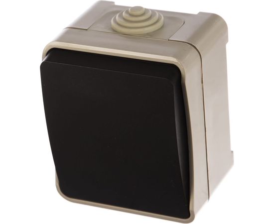 Выключатель Smartbuy 1-клавишный 10А, IP 54 Сатурн SBE-04w-10-SW1-0 