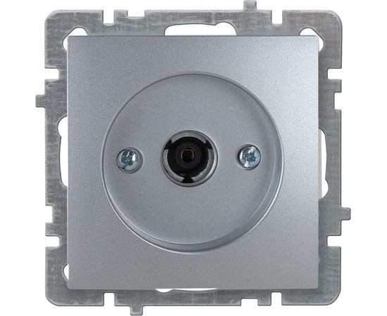 Механизм розетки NILSON 1СП тв конечный серебро Touran/Alegra metallic 24130433 