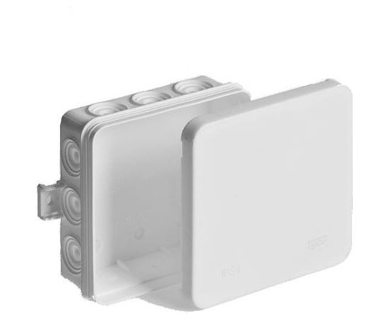 Распределительная коробка Ruvinil, ОП, 100х100х35мм, 12 вводов, IP54, белый 67095Б 