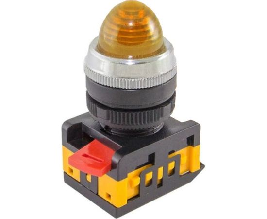 Сигнальная неоновая лампа TDM AL-22 d22мм желтый 230В цилиндр SQ0702-0034 