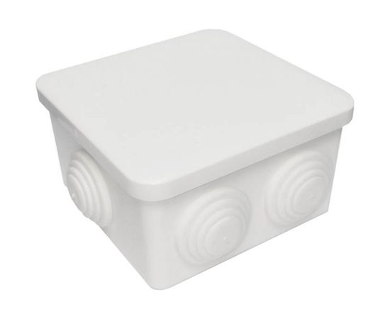 Распаячная влагозащищенная коробка MTG с 6 вводами настенная 85x85x50 IP54 8432 