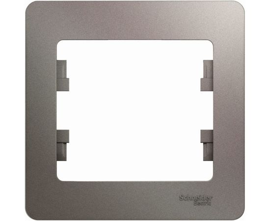 1-местная рамка Schneider Electric Glossa платина GSL001201 