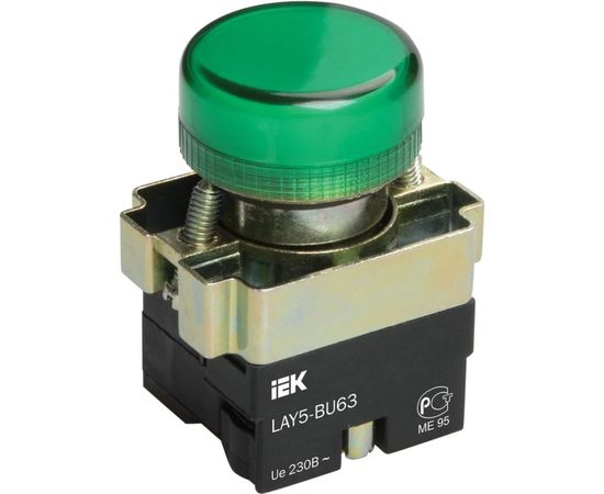 Индикатор IEK LAY5-BU63, зеленого цвета, d22мм BLS50-BU-K06 