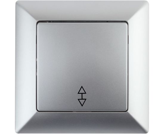 Переключатель Intro 410303 10А 250В, СУ, Solo, алюминий Б0043279 