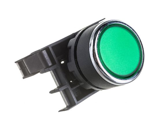 Нажимная кнопка Emas круглая, зелёная, 1НО, серия B, 250В AC, 4А B100DY 