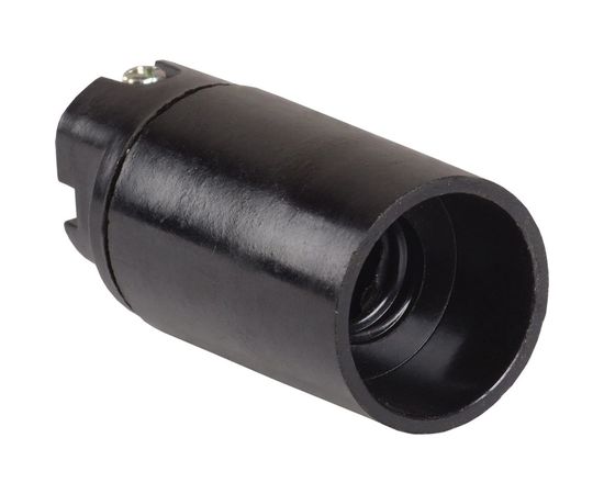 Подвесной карболитовый патрон IEK, Пкб14-04-К01 Е14, черный, индивидуальный пакет EPK20-04-02-K01 