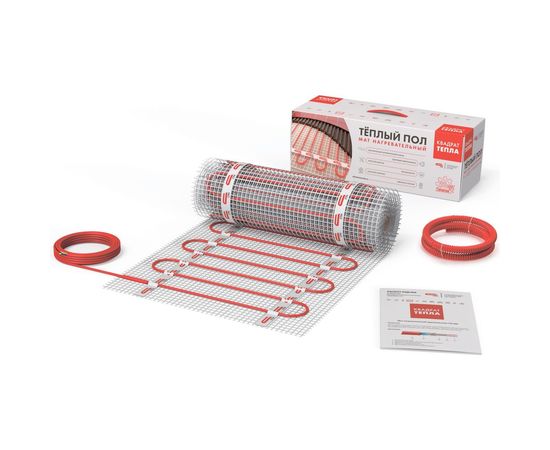 Теплый пол СТН Квадрат Тепла 150 Вт/м2, 375 - 2,5 м2 2,5-375 КМ 