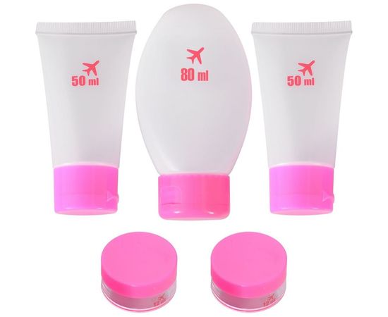 Набор дорожных флаконов МУЛЬТИДОМ Круиз 5 предметов NEW VL17-91 