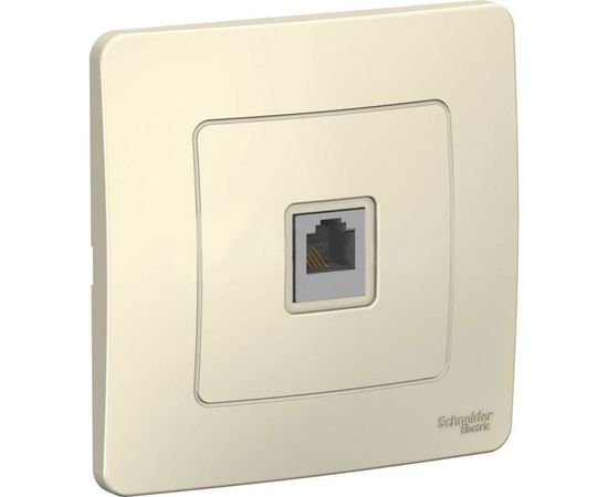 Телефонная розетка Schneider Electric BLANCA RJ11, МОЛОЧНЫЙ BLNIS011002 