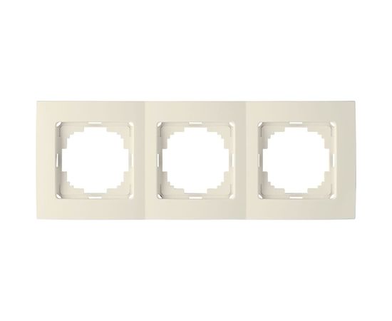Рамка NILSON трехместная крем Touran naturel 24120093 