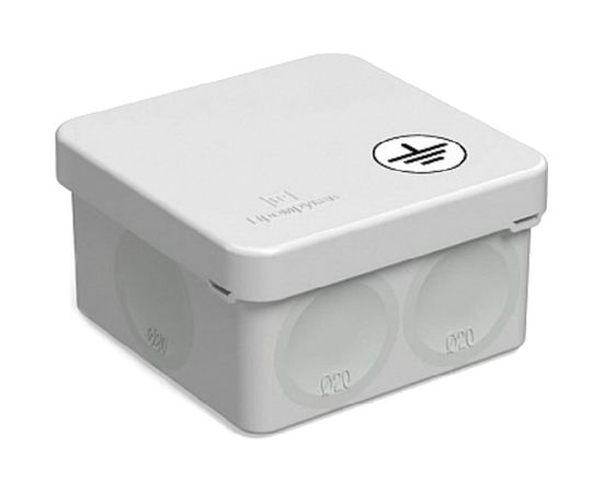 Двухкомпонентная коробка уравнивания потенциалов Промрукав для прямого монтажа безгалогенная HF 70х70х40 1 шт 60-0200-У 