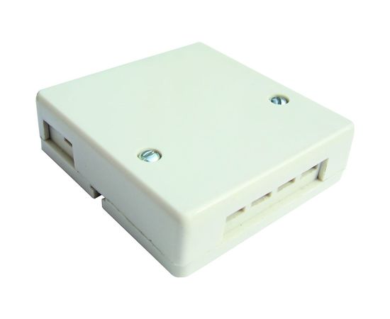 Универсальная коробка радиотрансляционной сети Мэк Электрика РОН - 75 Ом белая RON11420-w 
