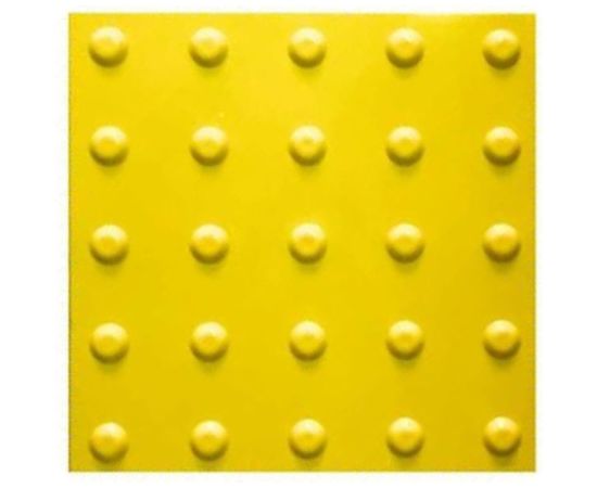 Тактильная плитка преодолимое препятствие PALITRA TECHNOLOGY поле внимания, конусы линейные 10шт 