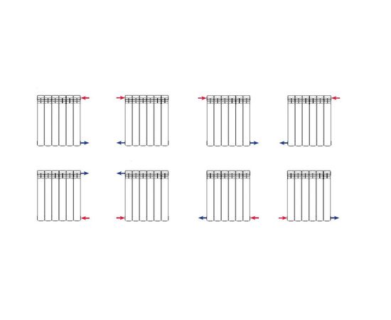 Алюминиевый радиатор Rifar Alum 500 12 сек. – изображение 2