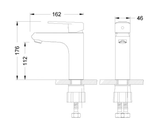 Смеситель для раковины Lemark Point LM0306C – изображение 2