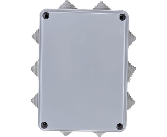 Распаячная коробка IEK открытой проводки, 150x110x70, IP44, KM41241, 10 кабель вводов, ИЭК UKO10-150-110-070-K41-44 – изображение 2