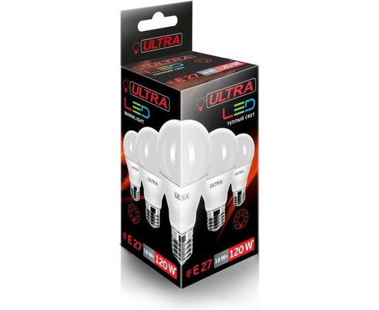 Светодиодная лампа Ultra LED A70 18W E27 3000K – изображение 2