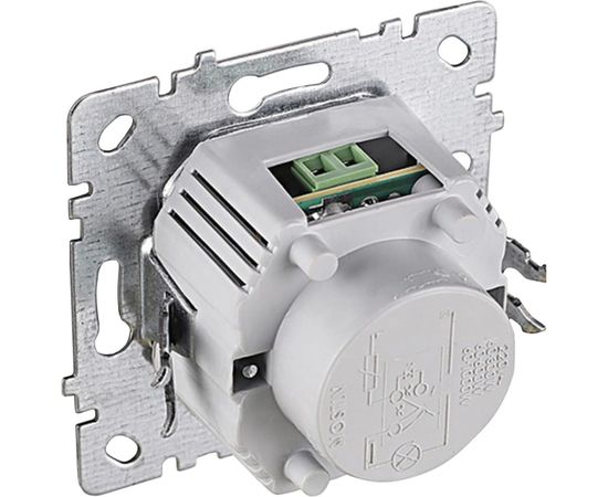 Механизм светорегулятора NILSON 1СП с подсветкой 1000Вт серебро Touran/Alegra metallic 24130453 – изображение 2