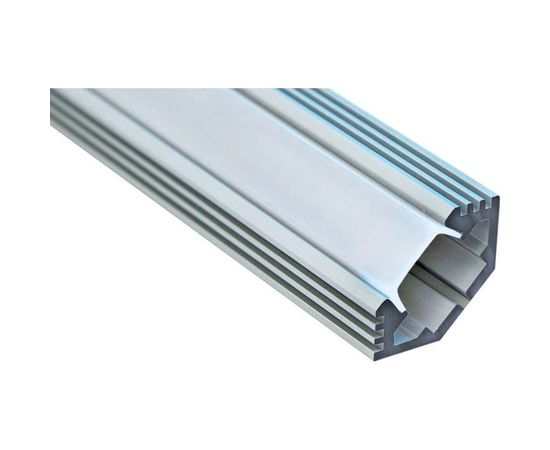 Алюминиевый угловой профиль с фаской, серебро Feron CAB272 10270 – изображение 2