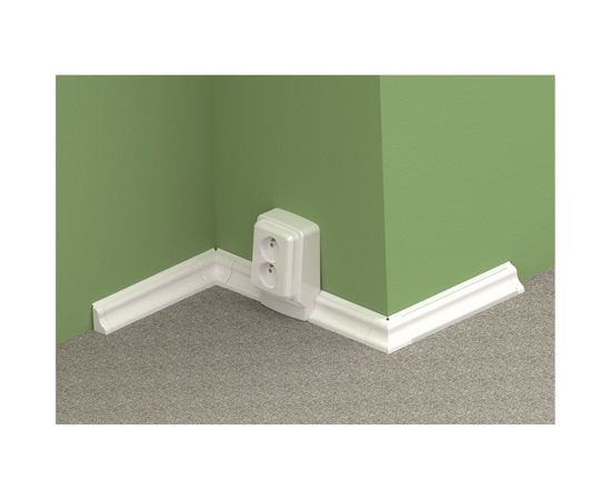 Плинтусный кабельный канал KOPOS 35х25 комплект 2 метра LP 35_HD – изображение 2