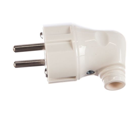 Евровилка IEK угловая белая 16А 691452 – изображение 2