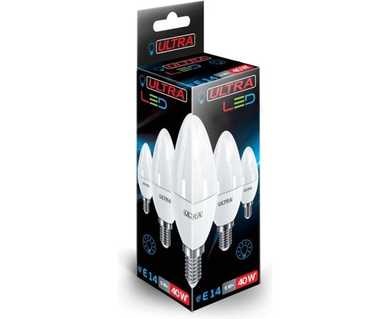 Светодиодная лампа Ultra LED С37 5W E14 4000K – изображение 2