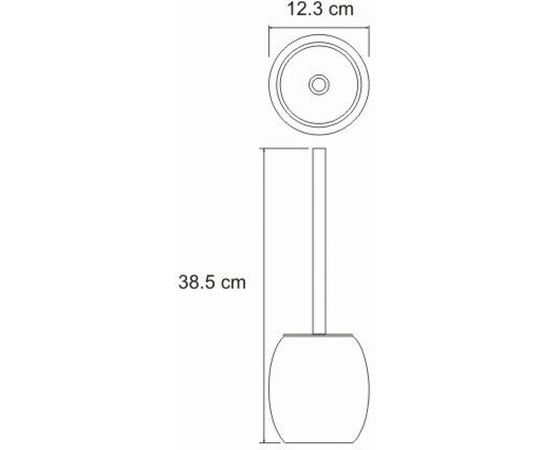 Щетка для унитаза WasserKRAFT Ruwer K-6727 – изображение 3