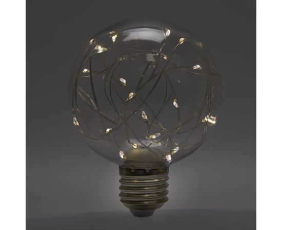 Светодиодная лампа FERON LB-381, G80 шар, 3W 175-265V E27 2700К, 250Lm, угол рассеивания 220 41675 – изображение 3