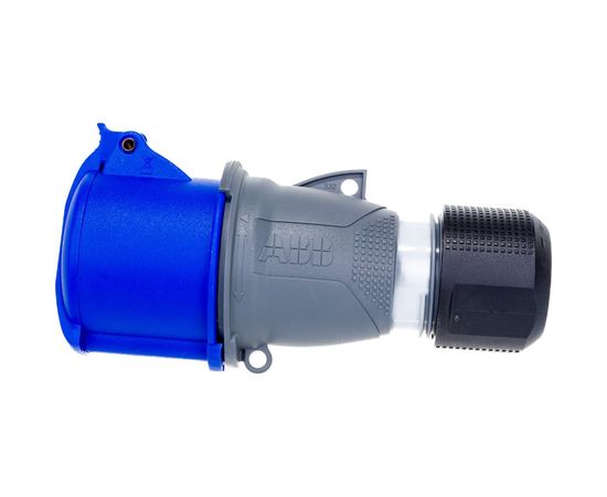 Кабельная розетка ABB 32A 2P+E IP44 переносная 250В 2CMA102031R1000 – изображение 3