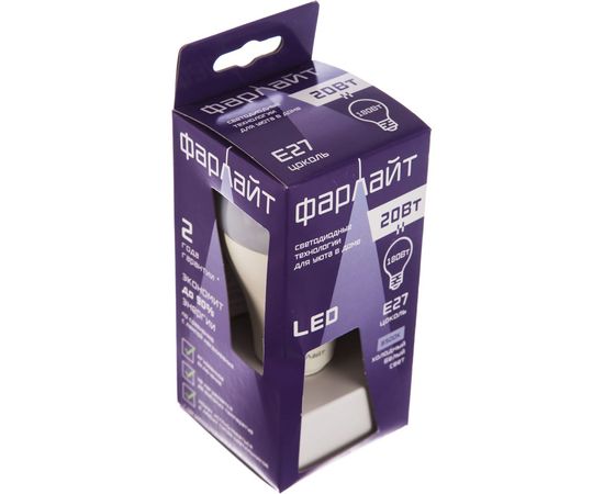 Светодиодная лампа Фарлайт А70 20Вт 6500К Е27 FAR000059 – изображение 4