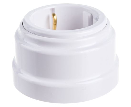 Розетка Bylectrica РА16-0206 1-местная с заз. контактом, со шторками 16А ОУ, серия РЕТРО – изображение 4