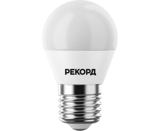 Светодиодная лампа РЕКОРД LED P45 7W Е27 3000К 23885 – изображение 5