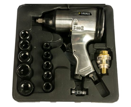 Пневматический гайковёрт Garage GR-IW 315 с набором головок УТ-00000047 – изображение 5