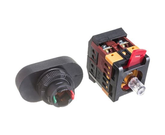 Кнопка TDM APВВ-22N I-O, d22мм, неон/230В, 1з+1р SQ0704-0021 – изображение 5