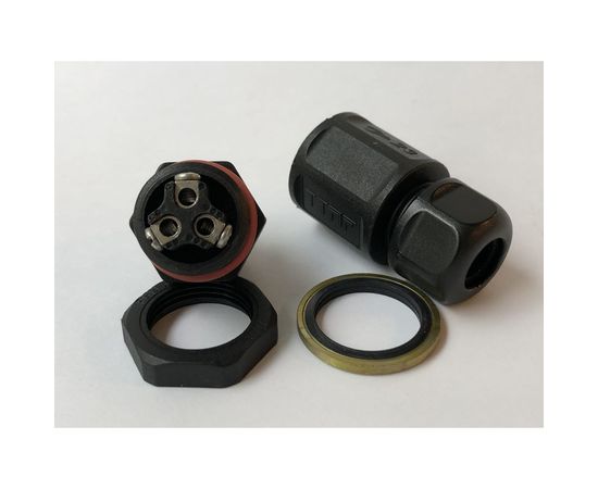 Водостойкий 3-полюсный разъем TTAF Elektronik в панель 250V 20A IP68 WPP-0302M20 – изображение 6