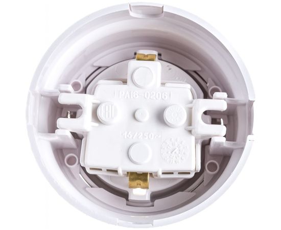 Розетка Bylectrica РА16-0206 1-местная с заз. контактом, со шторками 16А ОУ, серия РЕТРО – изображение 6