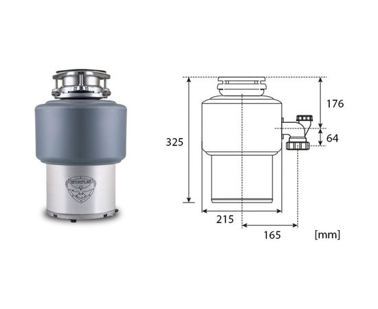 Измельчитель пищевых отходов Status Italy PREMIUM 200 09810101 – изображение 6