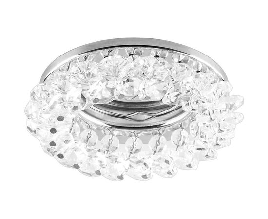 Встраиваемый потолочный светильник FERON MR16 G5.3 хром, без лампы, CD4141 19286 