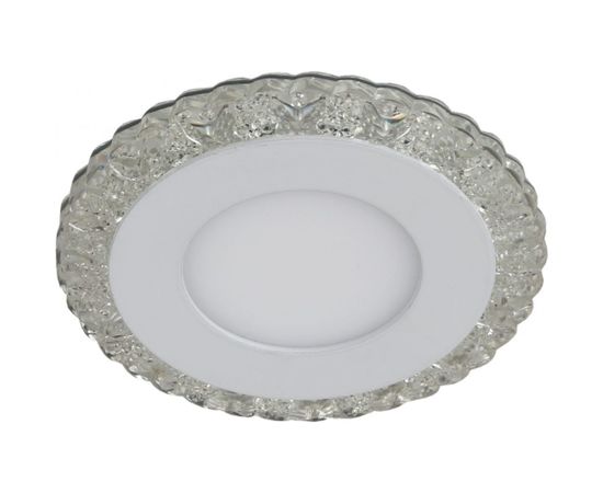 Светодиодный светильник ЭРА DK LED 14 SL/WH круглый белая подсветка 3 3W прозрачный/белый Б0036495 
