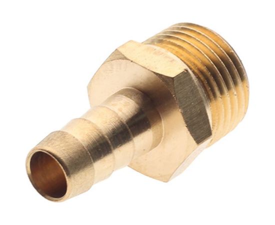 Штуцер пневматический (1/2"M - елочка 16 мм) ЭВРИКА ER-MH08/10 