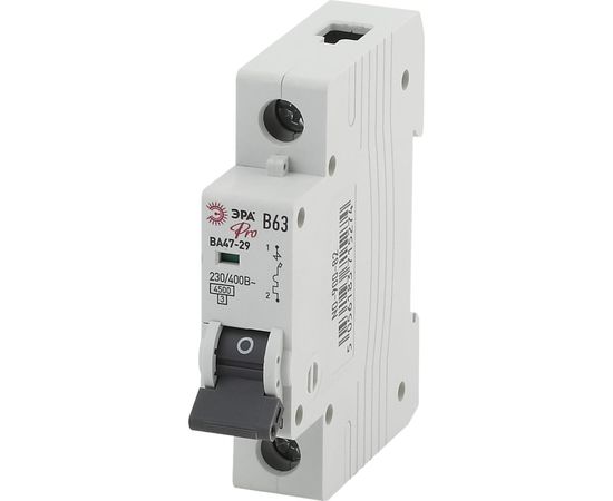 Автоматический выключатель ЭРА Pro NO90078 ВА47-29, 1P, 25А, кривая B Б0031787 