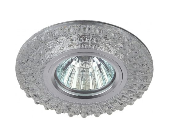 Светильник ЭРА DK LD2 SL/WH PU декор cо светодиодной подсветкой белый фиолетовый, прозрач Б0019198 