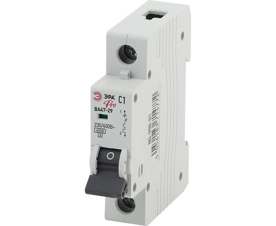 Автоматический выключатель ЭРА Pro NO90013 ВА47-29, 1P, 20А, кривая C Б0031748 
